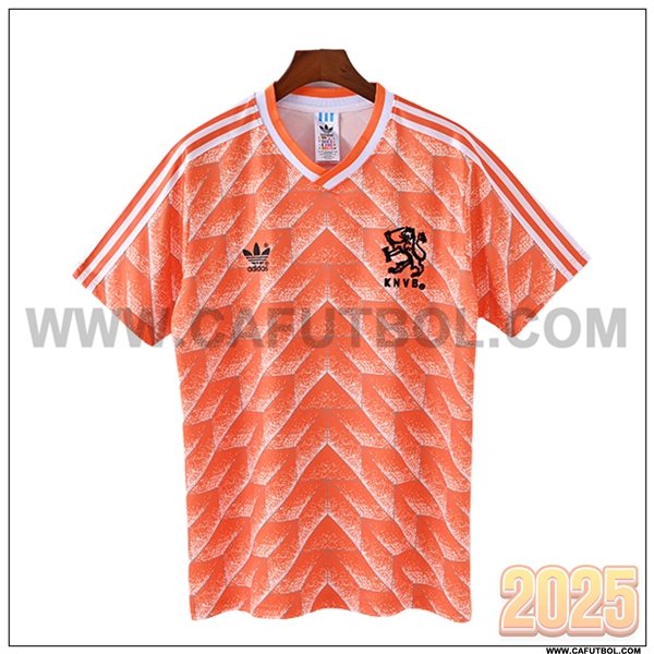 Primera Camiseta de Paises Bajos Retro 1988