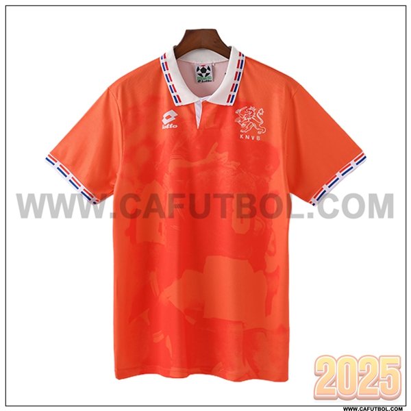 Primera Camiseta de Paises Bajos Retro 1996