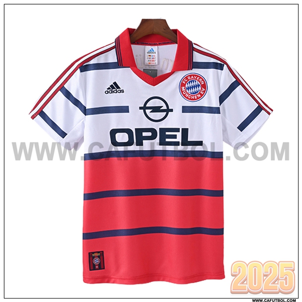 Segunda Camiseta de Bayern Munich Retro 1998/2000