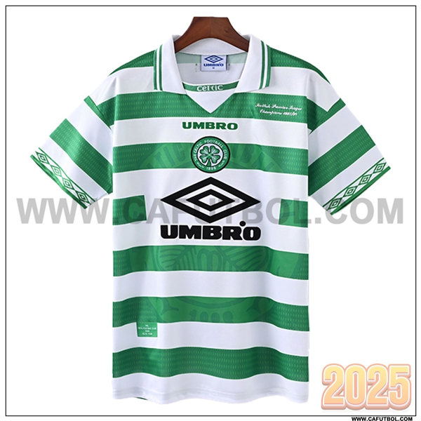 Primera Camiseta de Celtic FC Retro 1997/1999