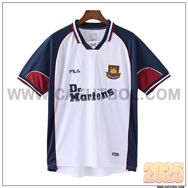 Segunda Camiseta de West Ham Retro 1999/2001