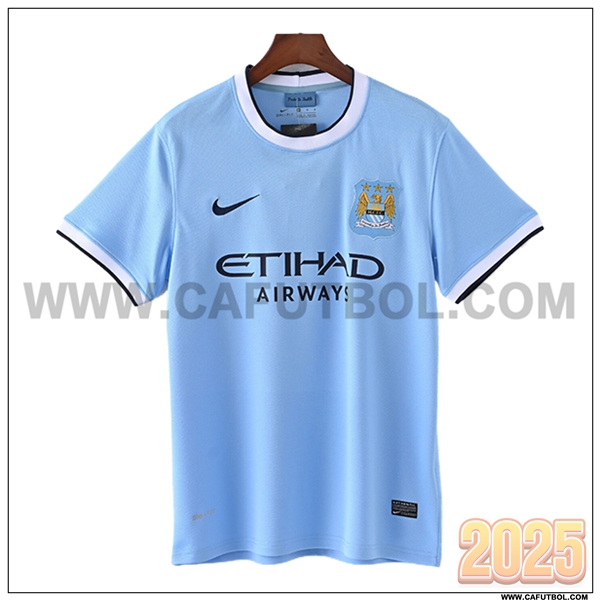 Primera Camiseta de Manchester City Retro 2013/2014