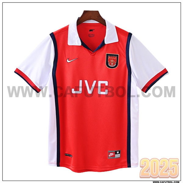 Primera Camiseta de Arsenal Retro 1998/1999