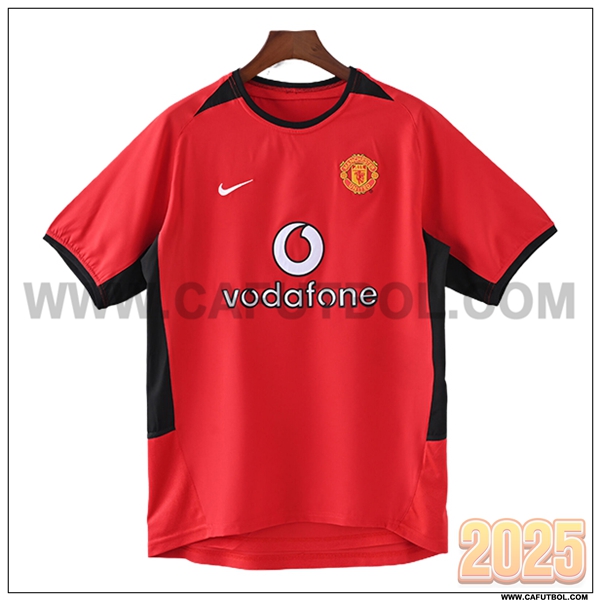 Primera Camiseta de Manchester United Retro 2002/2003