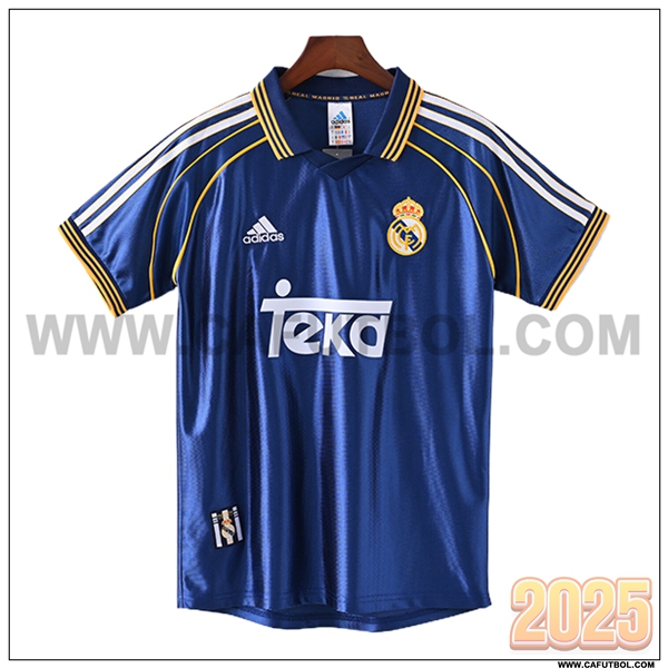 Segunda Camiseta de Real Madrid Retro 1998/2000
