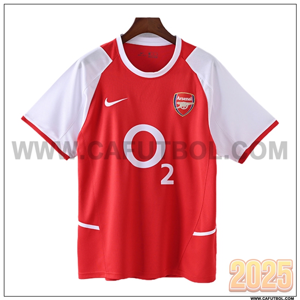 Primera Camiseta de Arsenal Retro 2002/2003