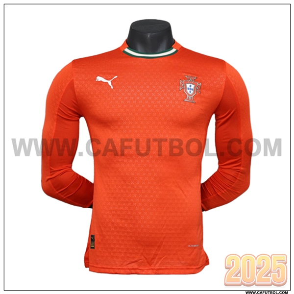 Primera Nuevo Camiseta Equipo de Portugal Mangas largas 2025 2026
