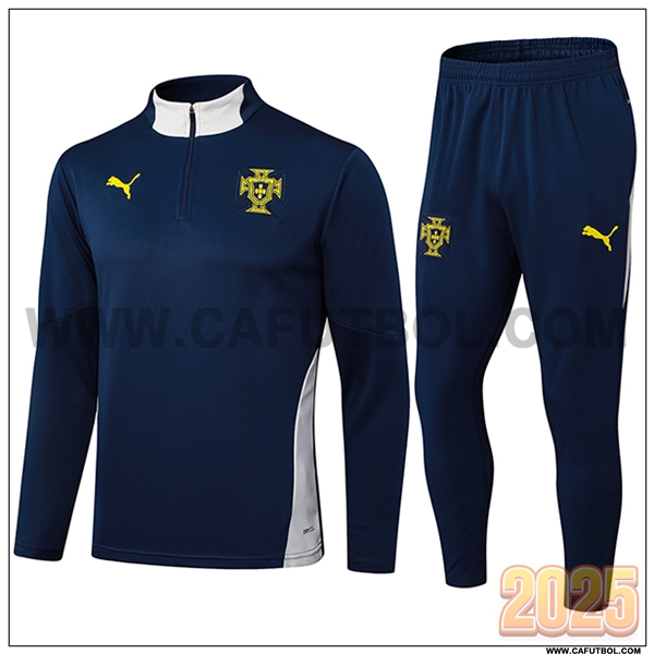 Chandal de Futbol Portugal azul real 2025 2026