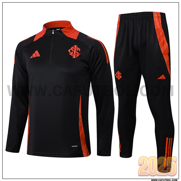 Chandal de Futbol SC Internacional Negro/Rojo 2025 2026