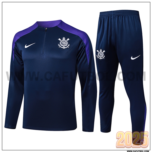 Chandal de Futbol Corinthians azul real 2025 2026