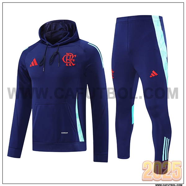 Chaqueta Con Capucha Chandal Flamengo azul real 2025 2026