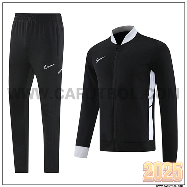 Chandal Chaquetas Futbol Nike Negro/Gris 2025 2026