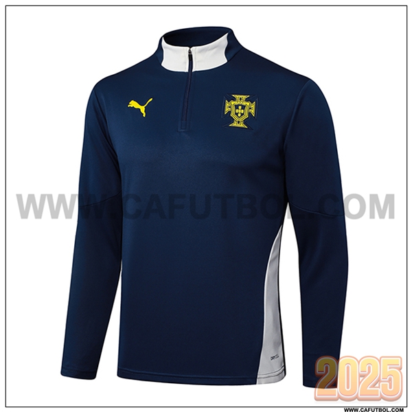 Sudadera Entrenamiento Portugal azul real 2025 2026