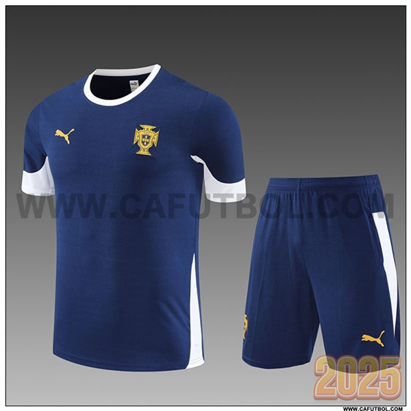 Camiseta Entrenamiento Portugal Ninos azul real 2025 2026