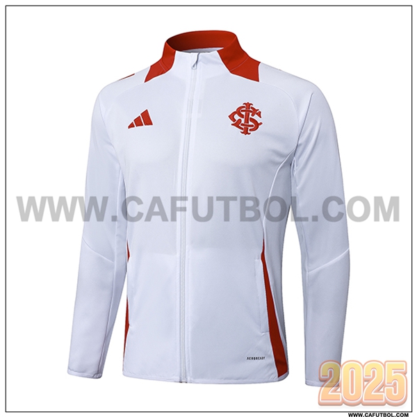 Chaquetas Futbol SC Internacional Blanco/Rojo 2025 2026