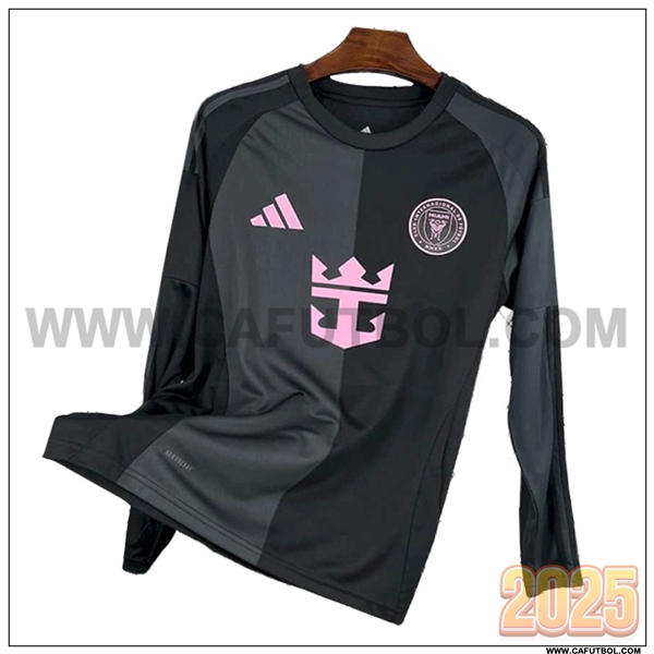 Segunda Nuevo Camiseta de Inter Miami CF Mangas largas 2025 2026