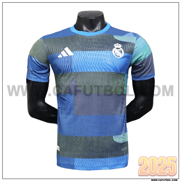 Camiseta Futbol Real Madrid Azul Edicion especial 2025 2026