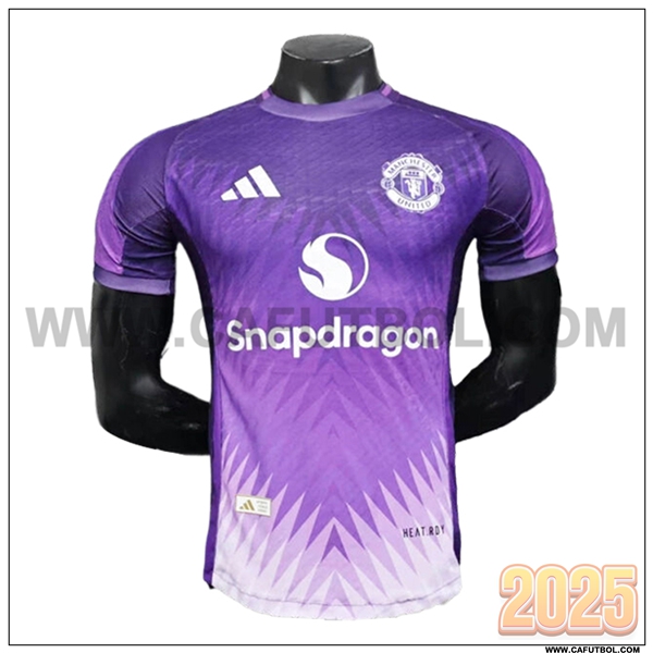 Camiseta Futbol Manchester United Purpura Edicion especial 2025 2026