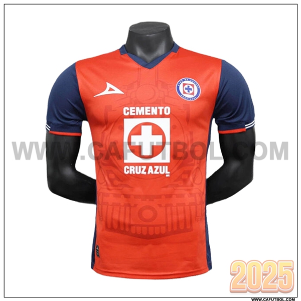 Camiseta Futbol Cruz Azul Rojo Edicion especial 2025 2026