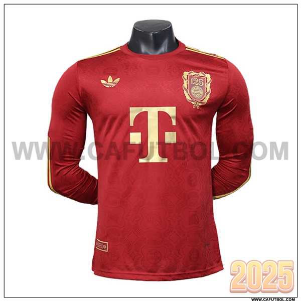 Nuevo Camiseta de Bayern Munich Mangas largas 125º aniversario 2024/2025