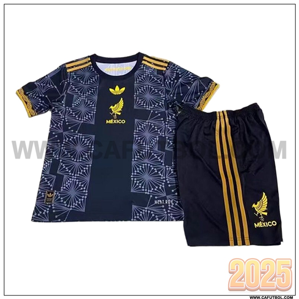 Camiseta de Mexique Ninos Gris Edicion especial 2025 2026