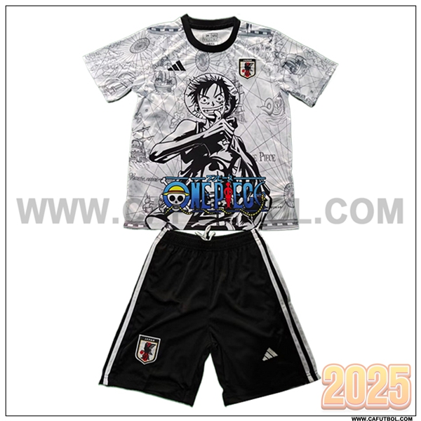 Camiseta de Japon Ninos Negro/Blanco Edicion especial 2025 2026
