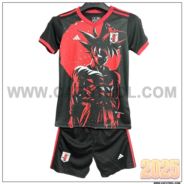Camiseta de Japon Ninos Negro/Blanco Edicion especial 2025 2026