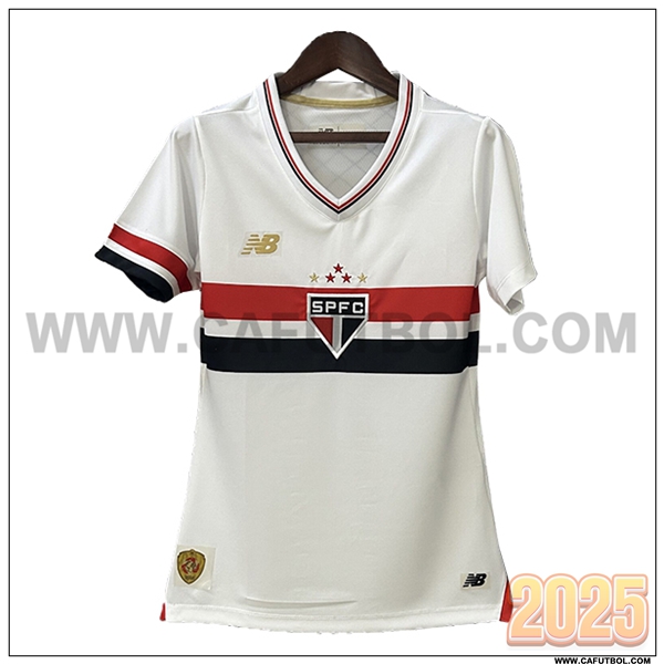 Nuevo Camiseta de Sao Paulo FC Mujer Primera 2025 2026