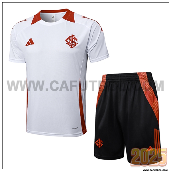 Camiseta Entrenamiento Internacional Blanco/Rojo 2025 2026