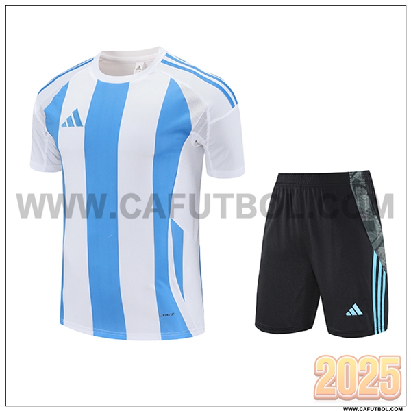 Camiseta Entrenamiento Adidas Blanco/Azul 2025 2026