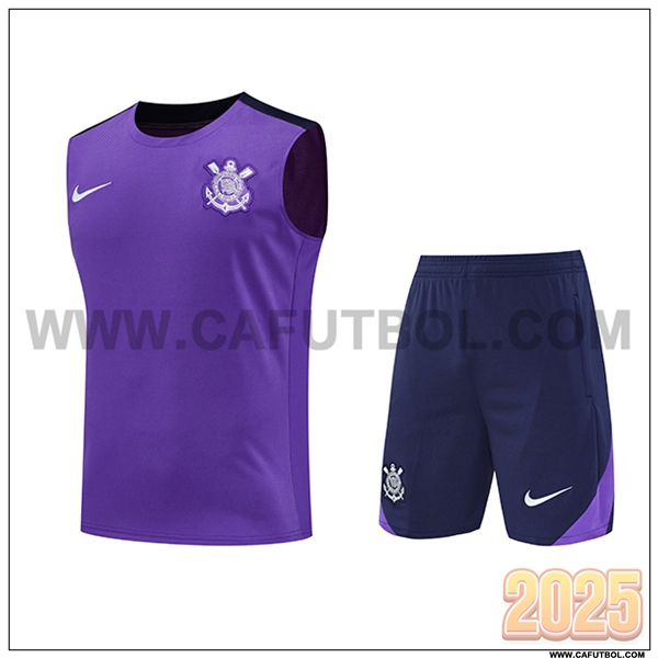 Camiseta Entrenamiento sin mangas Corinthians Violeta 2025 2026