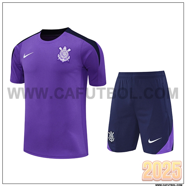 Camiseta Entrenamiento Corinthians Violeta 2025 2026