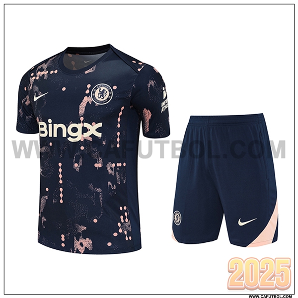 Camiseta Entrenamiento FC Chelsea Azul Oscuro 2025 2026