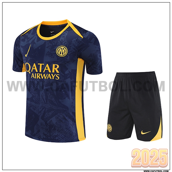 Camiseta Entrenamiento Inter Milan Azul/Jaun 2025 2026