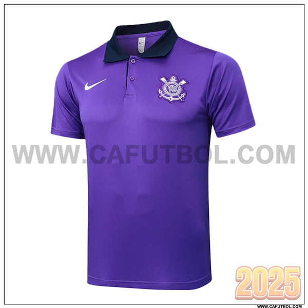 Camiseta Polo Corinthians Violeta 2025 2026