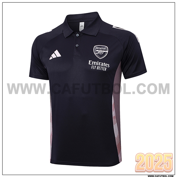 Camiseta Polo Arsenal Gris Oscuro 2025 2026