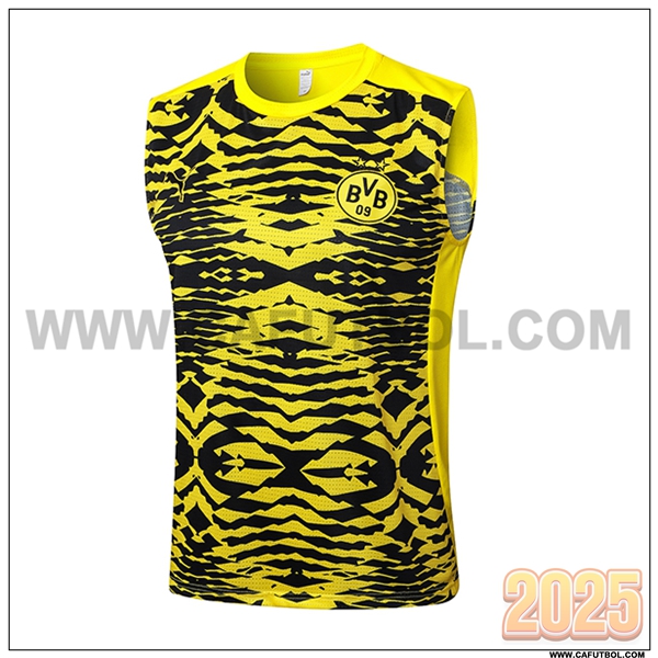 Chalecos De Futbol Dortmund Amarillo/Negro 2025 2026