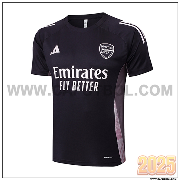 Camiseta Entrenamiento Arsenal Gris Oscuro 2025 2026