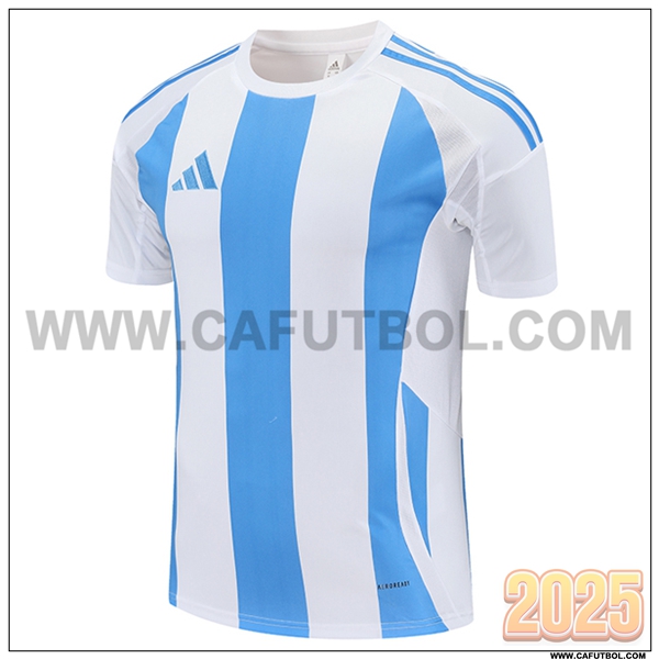 Camiseta Entrenamiento Adidas Blanco/Azul 2025 2026