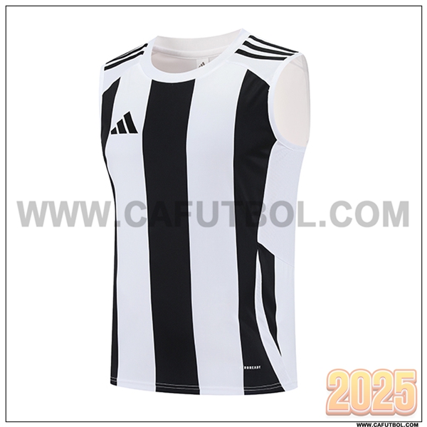 Chalecos De Futbol Adidas Blanco/Negro 2025 2026
