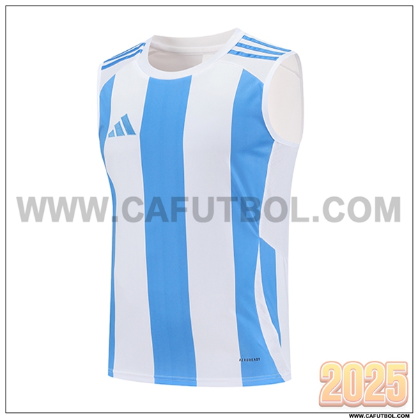 Chalecos De Futbol Adidas Blanco/Azul 2025 2026