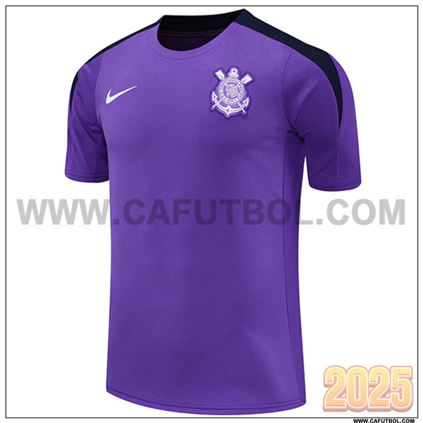 Camiseta Entrenamiento Corinthians Violeta 2025 2026