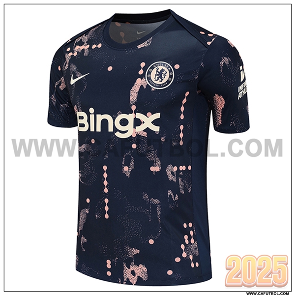 Camiseta Entrenamiento FC Chelsea Azul Oscuro 2025 2026