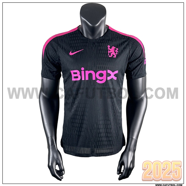 Camiseta Entrenamiento FC Chelsea Negro/Violeta 2025 2026