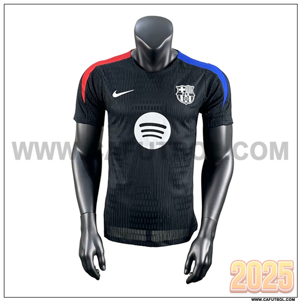 Camiseta Entrenamiento FC Barcelona Negro/Azul/Rojo 2025 2026