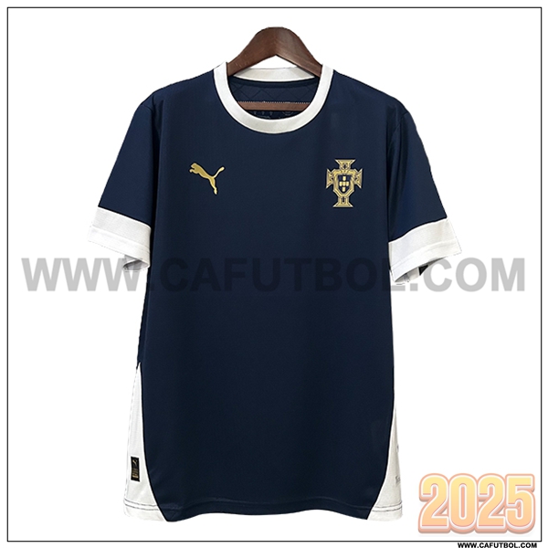 Camiseta Entrenamiento Portugal Azul Oscuro 2025 2026