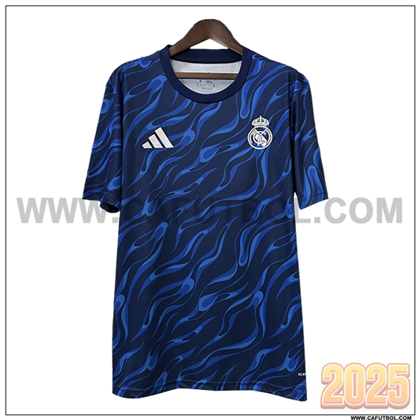 Camiseta Entrenamiento Real Madrid Azul 2025 2026 -02