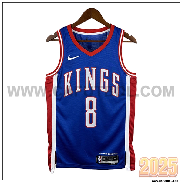 Camisetas NBA Sacramento Kings (LAVINE #8) 2025/26 Azul/Rojo/Blanco