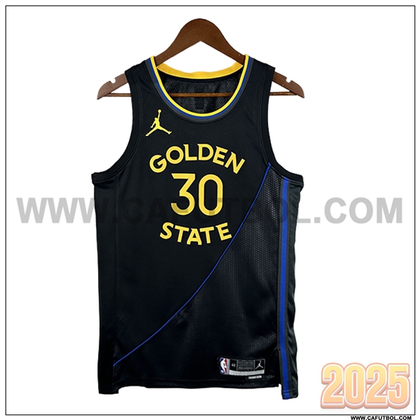 Camisetas NBA Golden State Warriors (CURRY III #30) 2025/26 Negro