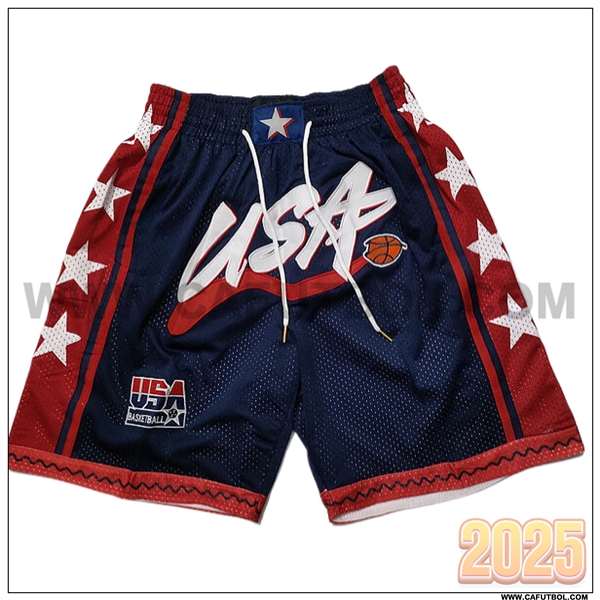 Cortos NBA USA 2025/26 Rojo/Azul